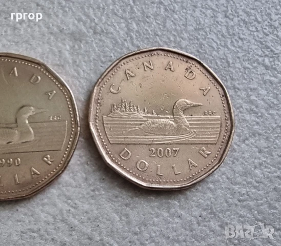 Канада . 1 долар .  3 бройки  по 1 долар . Различна Кралица., снимка 7 - Нумизматика и бонистика - 41411121