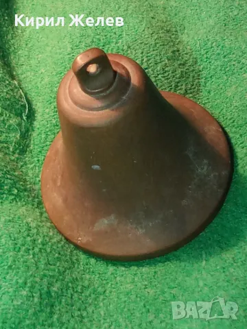 СТАРА МАЛКА ДЕКОРАТИВНА БРОНЗИРАНА МЕДНА КАМБАНКА 44866, снимка 14 - Други ценни предмети - 46774485