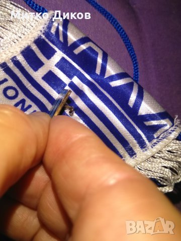 Флагче Йоникос Гърция със значка, снимка 6 - Футбол - 29996356