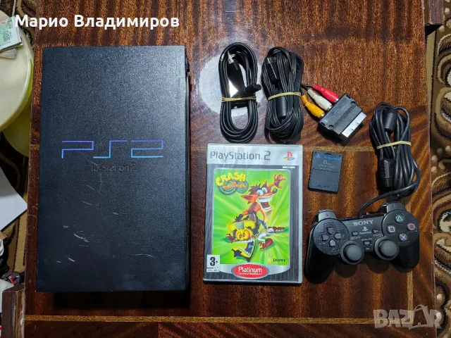 Playstation 2 fat + Crash twinsanity 