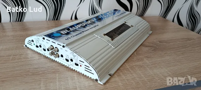 Усилвател Blaupunkt GTA 4100, снимка 3 - Ресийвъри, усилватели, смесителни пултове - 56545150