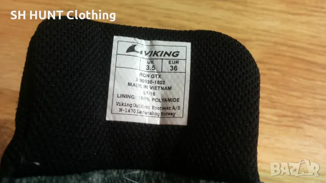 VIKING RON GORE-TEX Leather Boots размер EUR 36 дамски детски естествена кожа водонепромокаеми - 799, снимка 18 - Бебешки боти и ботуши - 47428021