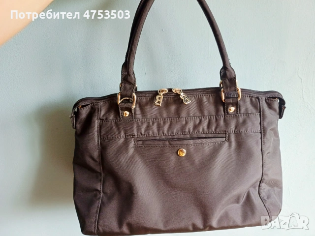 Черна чанта Bogner , снимка 9 - Чанти - 54355563