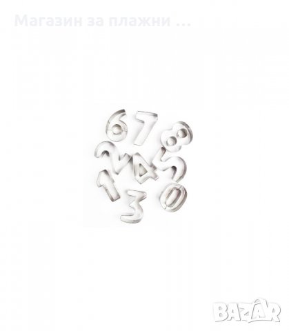 МЕТАЛНИ ФОРМИ ЗА СЛАДКИ, ЦИФРИТЕ ОТ 0 ДО 9 - код  3072, снимка 7 - Форми - 34137474