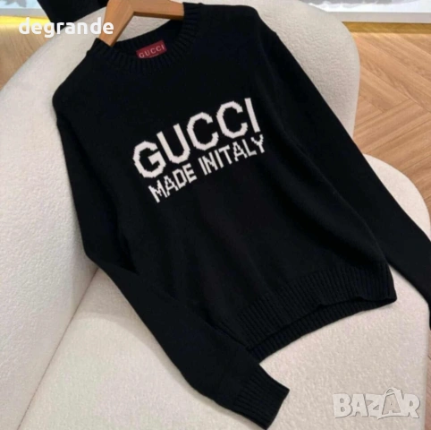 Дамска блуза Gucci плетиво , снимка 2 - Блузи с дълъг ръкав и пуловери - 53062551