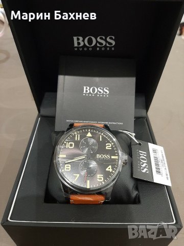 Мъжки Часовник Hugo Boss 1513082   - 24 м. Гаранция, снимка 3 - Мъжки - 30995382