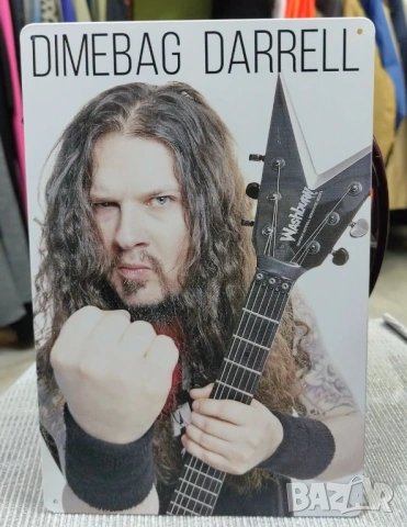 Dimebag Darell-метална табела (плакет)