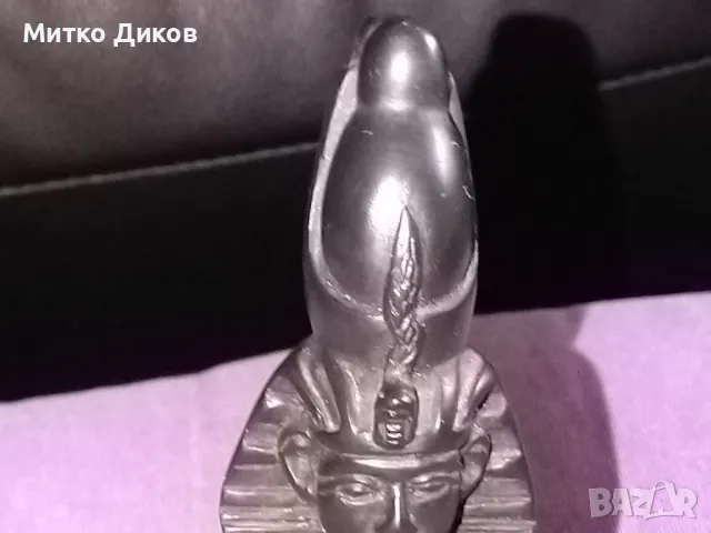 Скулптурка абанос Рамзес II K-176мм като нова, снимка 10 - Декорация за дома - 49798516