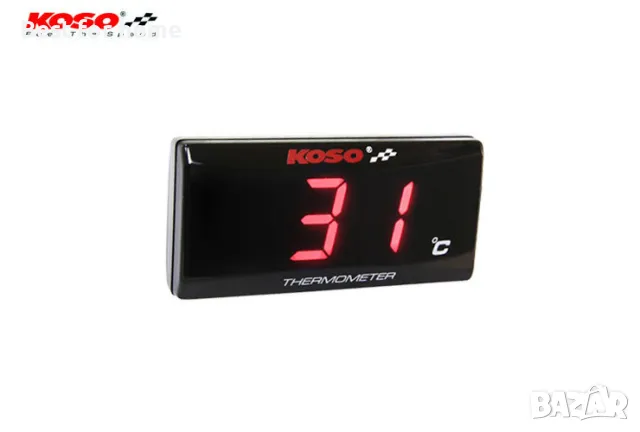 Термометър за мотор/ автомобил KOSO SUPER SLIM STLYLE, снимка 4 - Аксесоари и консумативи - 50173479