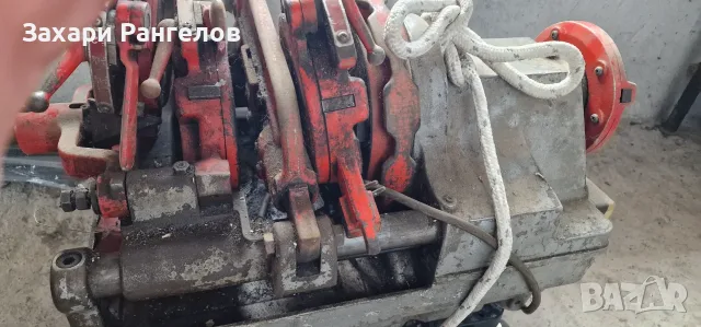 🔩 ПРОФЕСИОНАЛНА РЕЗБОНАРЕЗНА Машина Rex до 2 Цола, снимка 8 - Други машини и части - 56160692