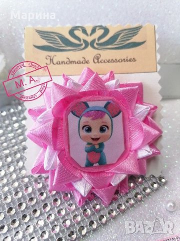 Край бейби- екслюзивни аксесоари за коса на плачещи кукли Cry Babies, снимка 4 - Шноли, диадеми, ленти - 31923617