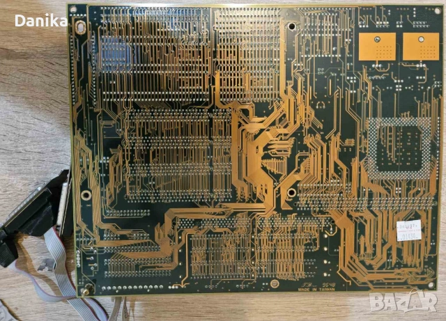 Работеща ретро дънна платка Trangg Bow KBT5A-2 с процесор Cyrix 6х86 P150+GP @120 MHz, снимка 3 - Дънни платки - 54313916