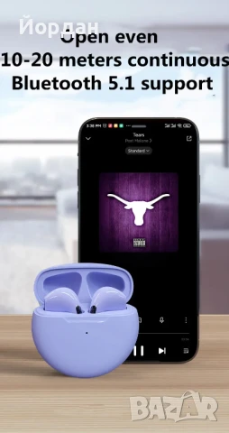 Безжични слушалки Air Pro 6 TWS Fone Bluetooth Original , снимка 14 - Безжични слушалки - 50894783