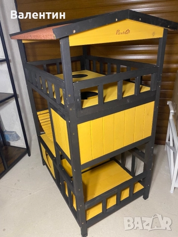 Външна катерушка / къщичка за котки PawHut, снимка 3 - За котки - 52653385
