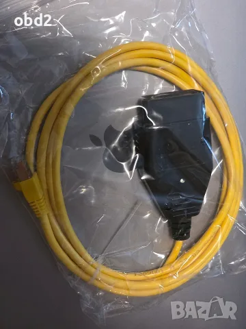 BMW ENET(Ethernet to OBD) кабел за диагностика, кодиране (F/G/I серия) INPA / ISTA + USB-C адаптер, снимка 2 - Аксесоари и консумативи - 56219831