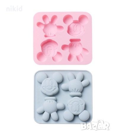 Мики Маус Глава и Ръка силиконов молд форма фондан шоколсф гипс, снимка 2 - Форми - 29885907