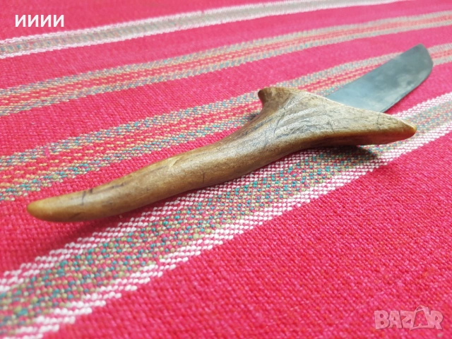 Ловен нож с рогова дръжка  , снимка 3 - Ножове - 53372715