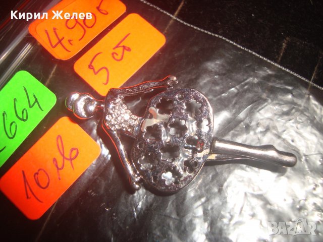 БРОШКА СРЕБРИСТА НЕЖНА БАЛЕРИНКА 12664, снимка 2 - Други - 31263740