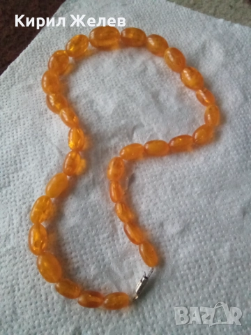 Колие от кехлибар 52712, снимка 2 - Колиета, медальони, синджири - 52866746