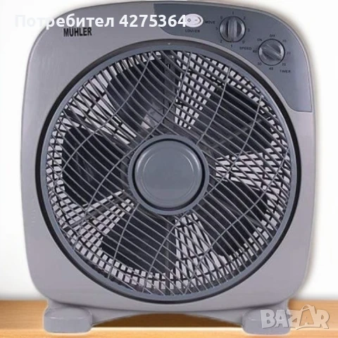 Вентилатор 12"Muhler SMX-1240, подов, бокс, снимка 1