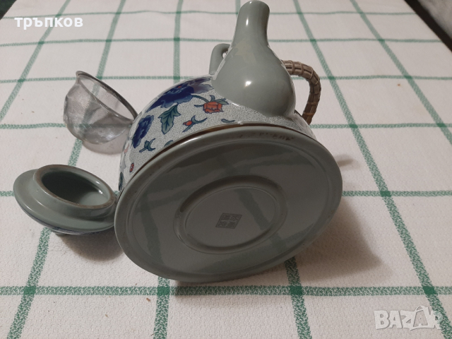 чайник порцеланов, снимка 4 - Съдове за готвене - 44516979