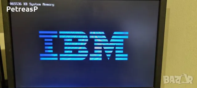 IBM стар ретро компютър , снимка 2 - Работни компютри - 49248046