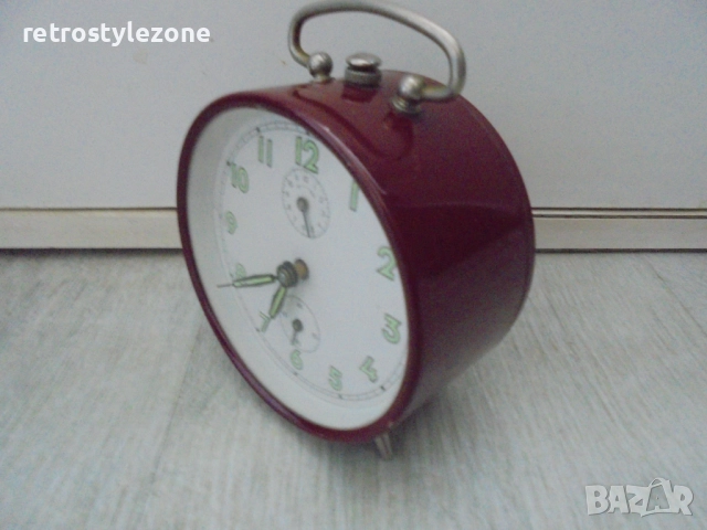 № 8302 Стар механичен часовник / будилник , снимка 2 - Антикварни и старинни предмети - 51967570