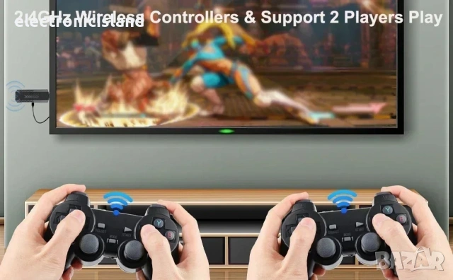 X2 Plus GD10 Pro 4K Game Stick 3D HD Retro Video Game Console, Безжичен контролер TV, 40000+ игри, снимка 8 - Други игри и конзоли - 53067928