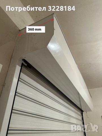 Ролетна гаражна врата, монтирана, но неизползвана., снимка 2 - Гаражни врати - 52859723