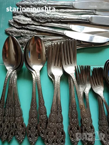 стари немски прибори за хранене старинни немски прибори за хранене антикварни прибори за хранене , снимка 6 - Антикварни и старинни предмети - 49138845