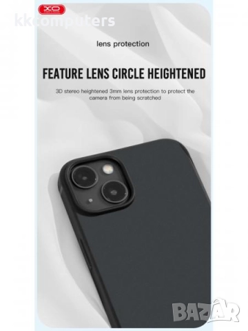 Калъф XO-K02 силикон /Черен/ за iPhone 16 Pro 6.3 Баркод : 3133308, снимка 3 - Калъфи, кейсове - 52671755
