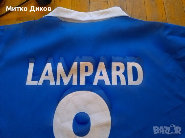 Челси фенска тениска като нова  #8 Франк Лампард произведена в Италия размер М-Л, снимка 8 - Футбол - 54137287