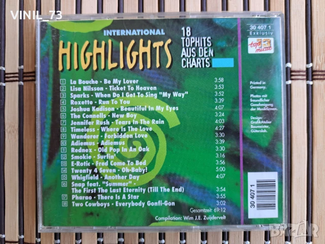 Highlights'95- 18 Top Hits Aus Den Charts, снимка 3 - CD дискове - 50531618