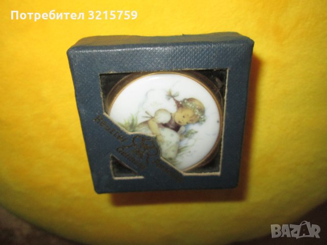 Колекционерска кутийка,порцелан и метал-Hummel, снимка 2 - Антикварни и старинни предмети - 34916214