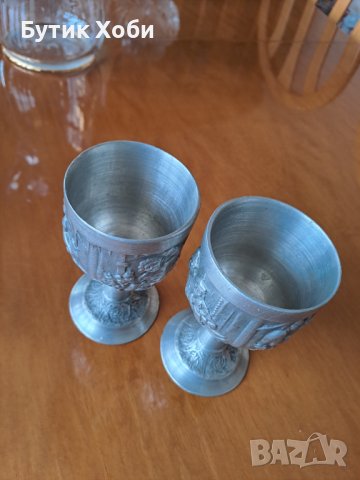 Антични чаши от калай, снимка 6 - Антикварни и старинни предмети - 38298743