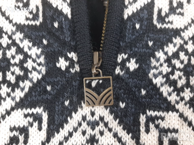 Dale of Norway Vail - Оригинален мъжки пуловер с цип размер S, снимка 9 - Пуловери - 52515126