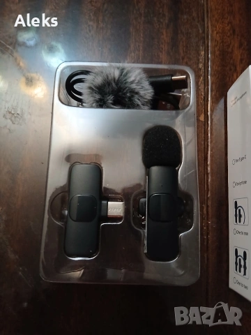 Безжичен Микрофон , снимка 2 - Микрофони - 53918447
