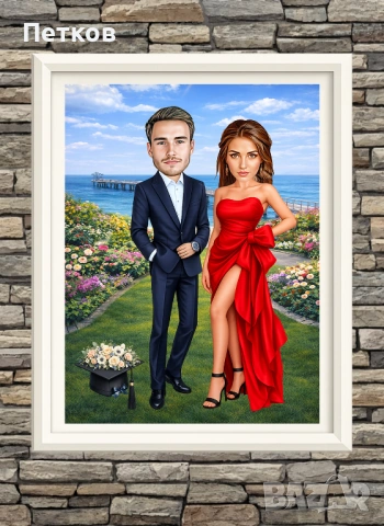 Дигитална карикатура-шарж по снимка за рожден ден, юбилей, бал или други поводи, снимка 13 - Картини - 54099260