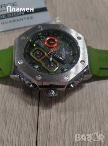 Мъжки ръчен часовник NAVIFORCE  кварцов, календар, хронограф,  водоустойчив, снимка 8 - Мъжки - 44412738