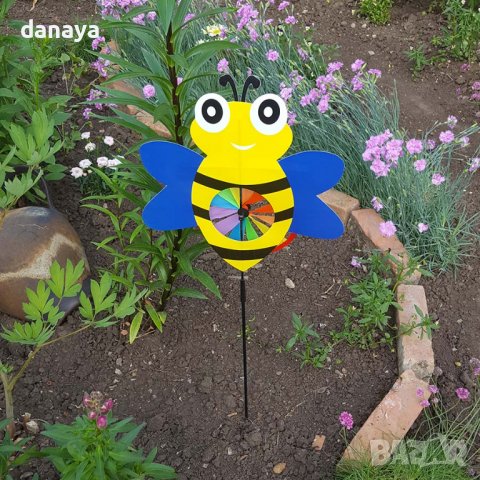 2895 Вятърна въртележка за градина или балкон Животинчета, снимка 4 - Градински мебели, декорация  - 36908236