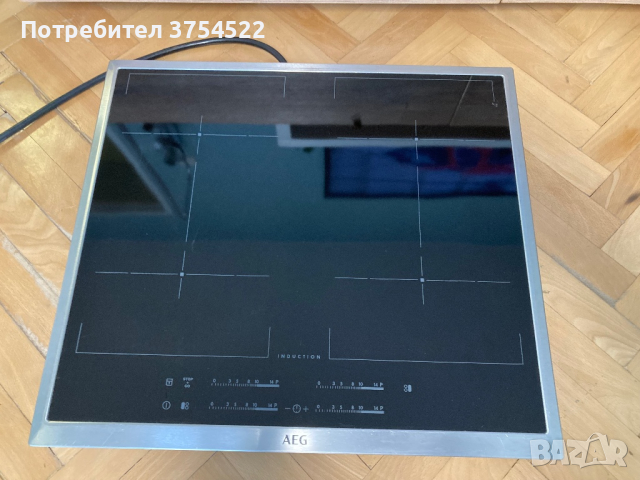 Индукционен плот AEG IKE6445EXB Made in Germany, снимка 2 - Котлони - 44668740