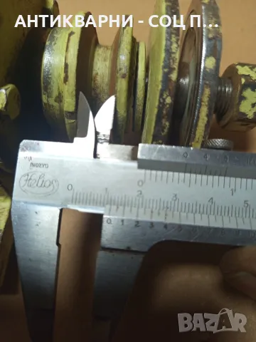 Соц Стар Вал Ос За машини техника 5кг., снимка 12 - Антикварни и старинни предмети - 50290880