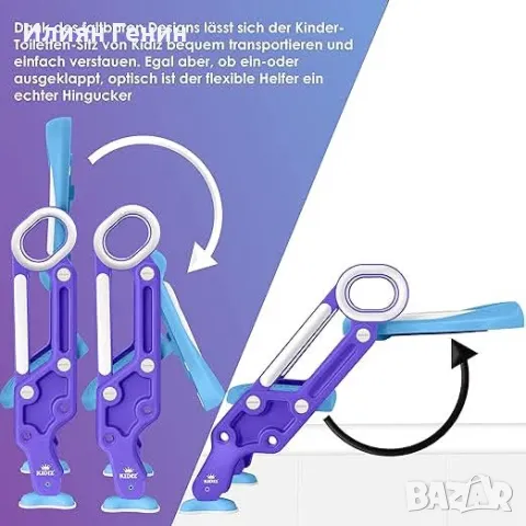 Детска тоалетна седалка със стълби и дръжки, снимка 2 - Други - 48288469