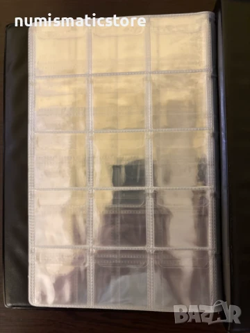 Класьор ELEGANT за 300 монети с 14 листа , черен, снимка 3 - Нумизматика и бонистика - 51172131