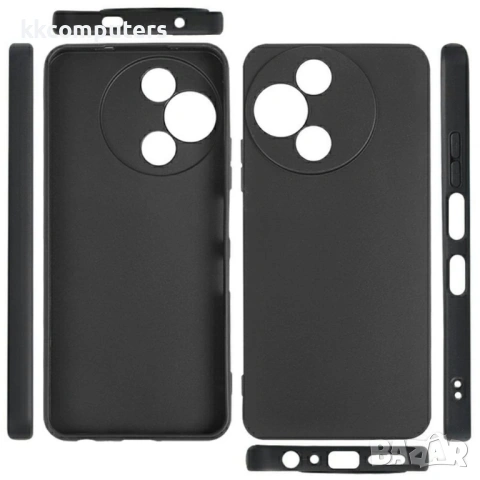 Защитен Калъф за TCL 60 SE NxtPaper 5G - TPU 1.2mm, Матов, Shockproof, Вкл. Скрийн Протектор – Черен, снимка 7 - Калъфи, кейсове - 53208453