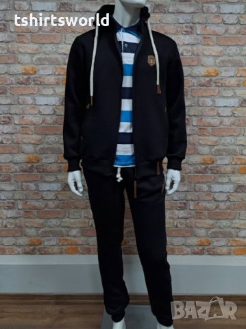 Нов мъжки комплект на марката Накетано в черен цвят, снимка 4 - Спортни дрехи, екипи - 42741008