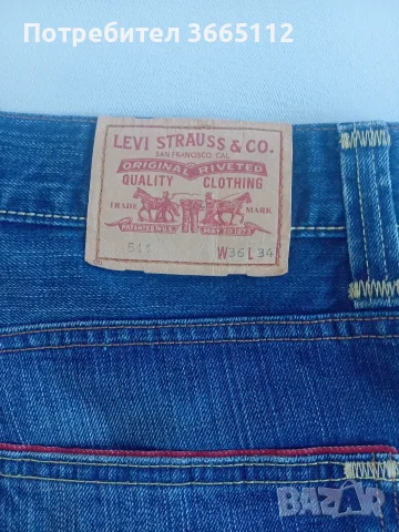 Дънки оригинални LEVIS W38 L36, снимка 4 - Дънки - 56328083