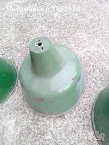 Стари емайлирани лампи, снимка 3 - Антикварни и старинни предмети - 38575083