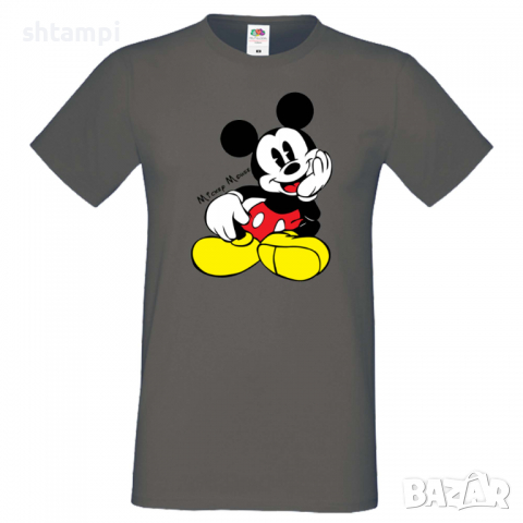 Мъжка тениска Mickey Mouse 1 Подарък,Изненада,Рожден ден, снимка 4 - Тениски - 36576212