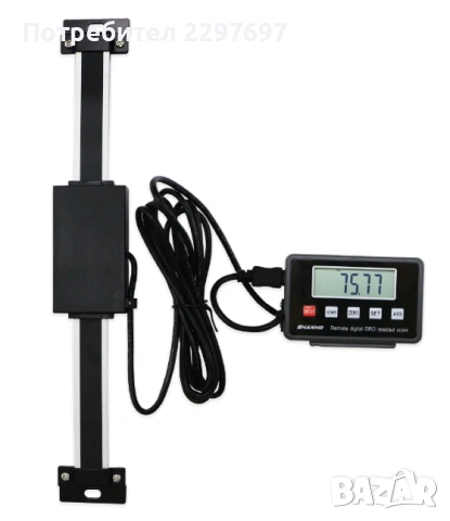 Точна цифрова Линейна скала 0-300 mm с LCD дисплей за фреза, струг, снимка 2 - Други инструменти - 53201608